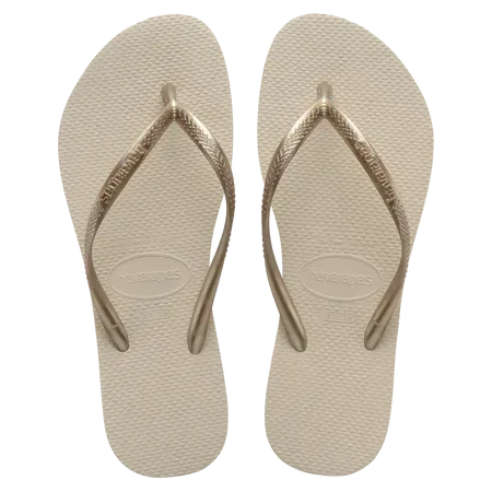 Havaianas Slim Flip Flops Sand Grey