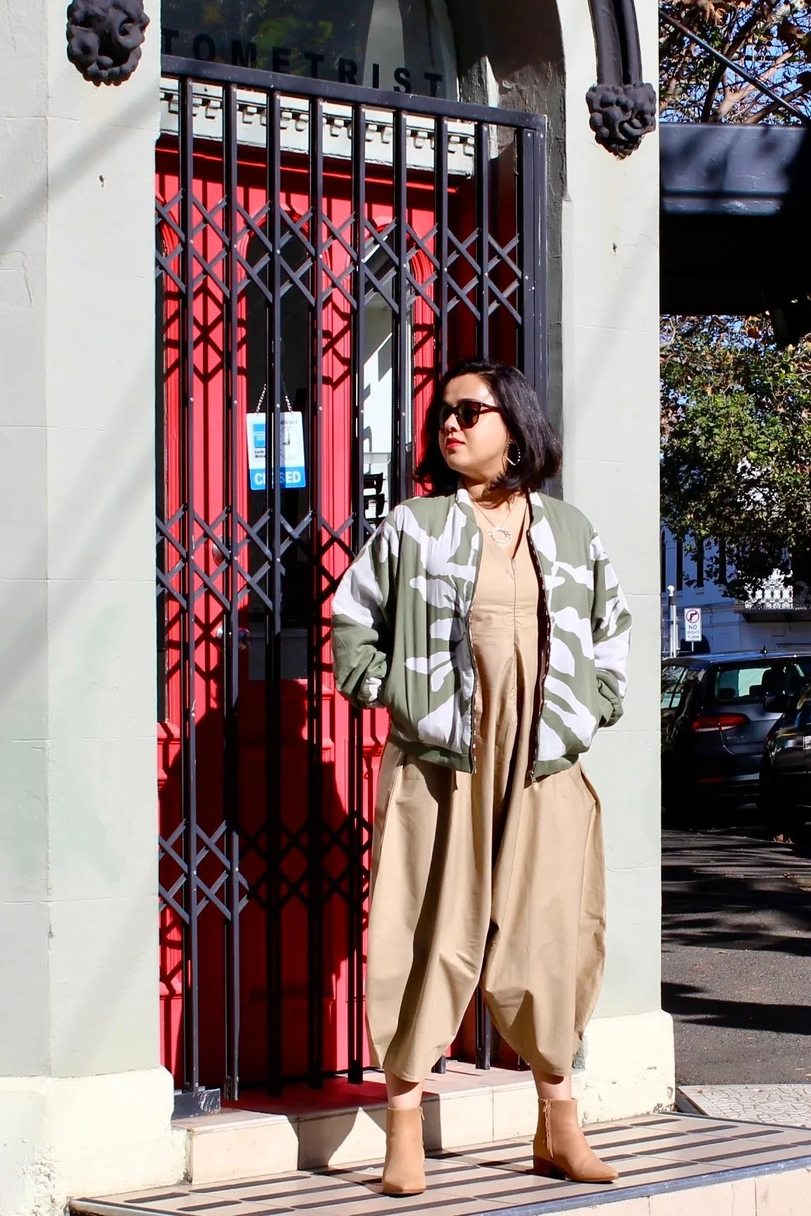 Haze Beneath Reversible Bomber Jacket