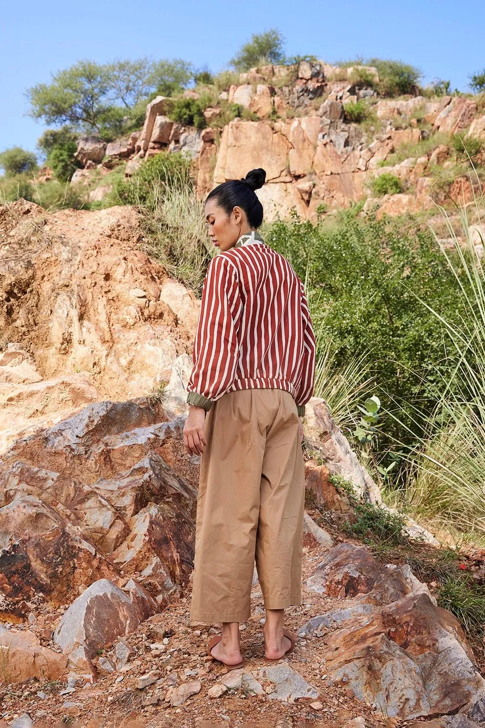 Haze Beneath Reversible Bomber Jacket
