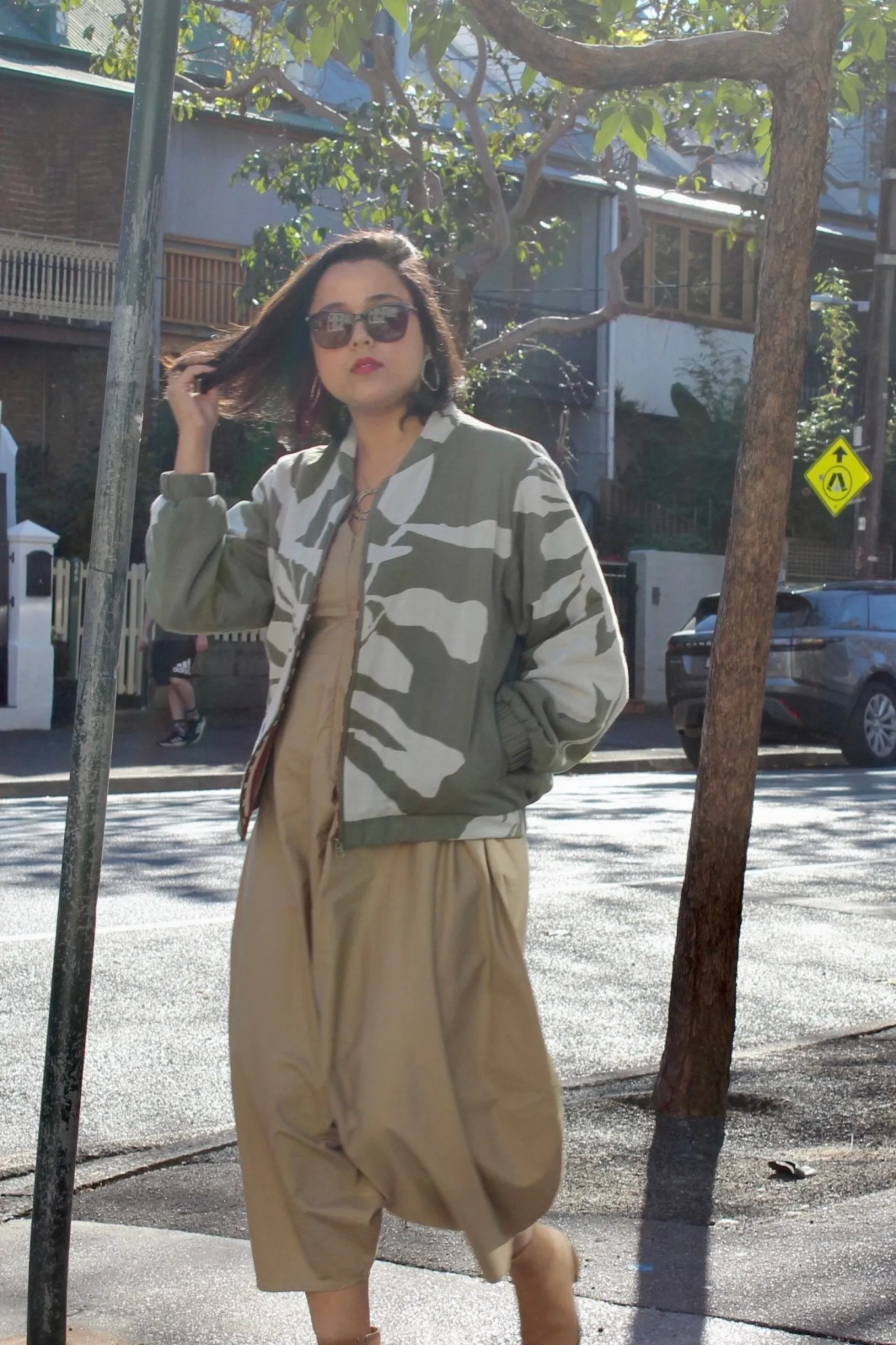 Haze Beneath Reversible Bomber Jacket