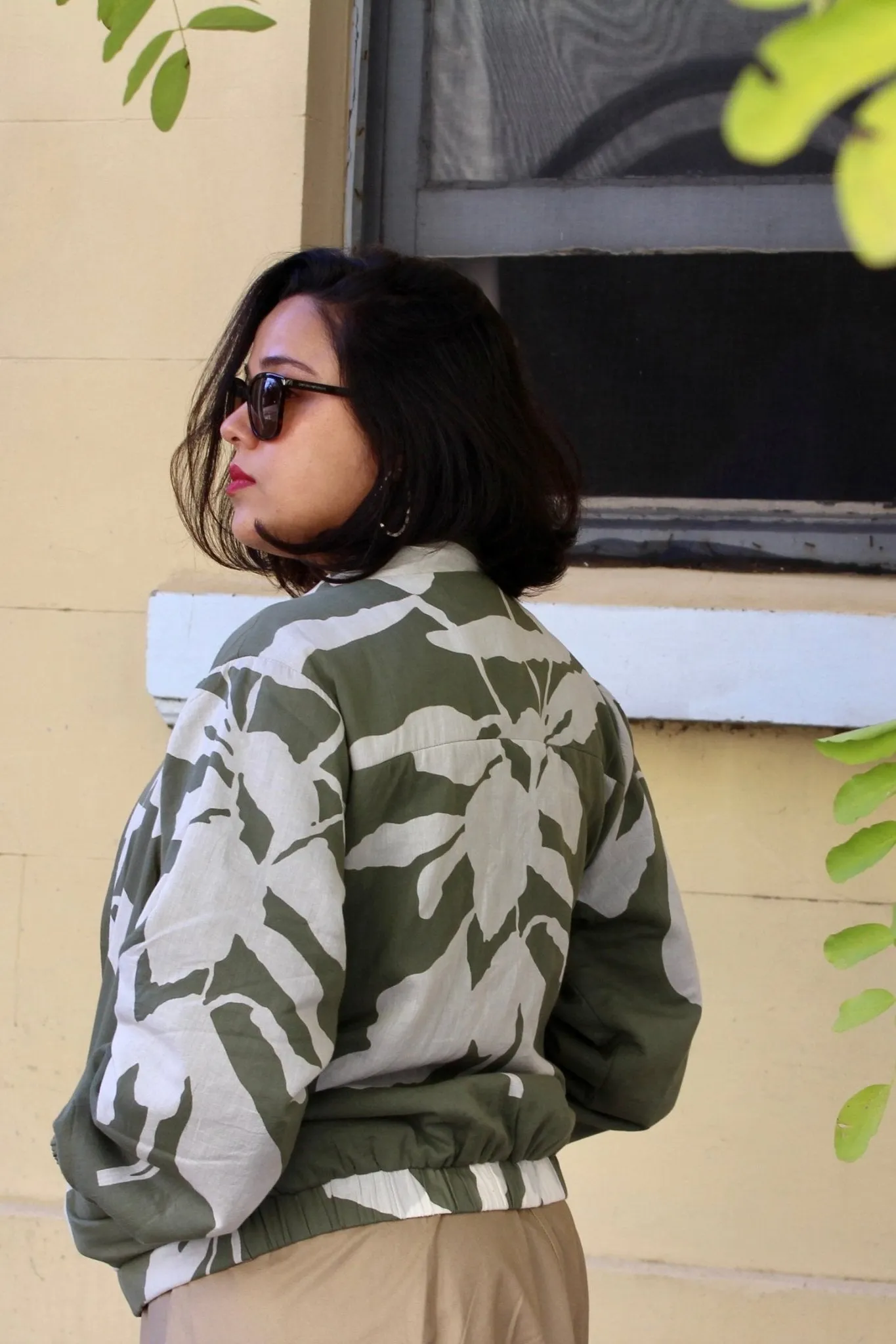 Haze Beneath Reversible Bomber Jacket