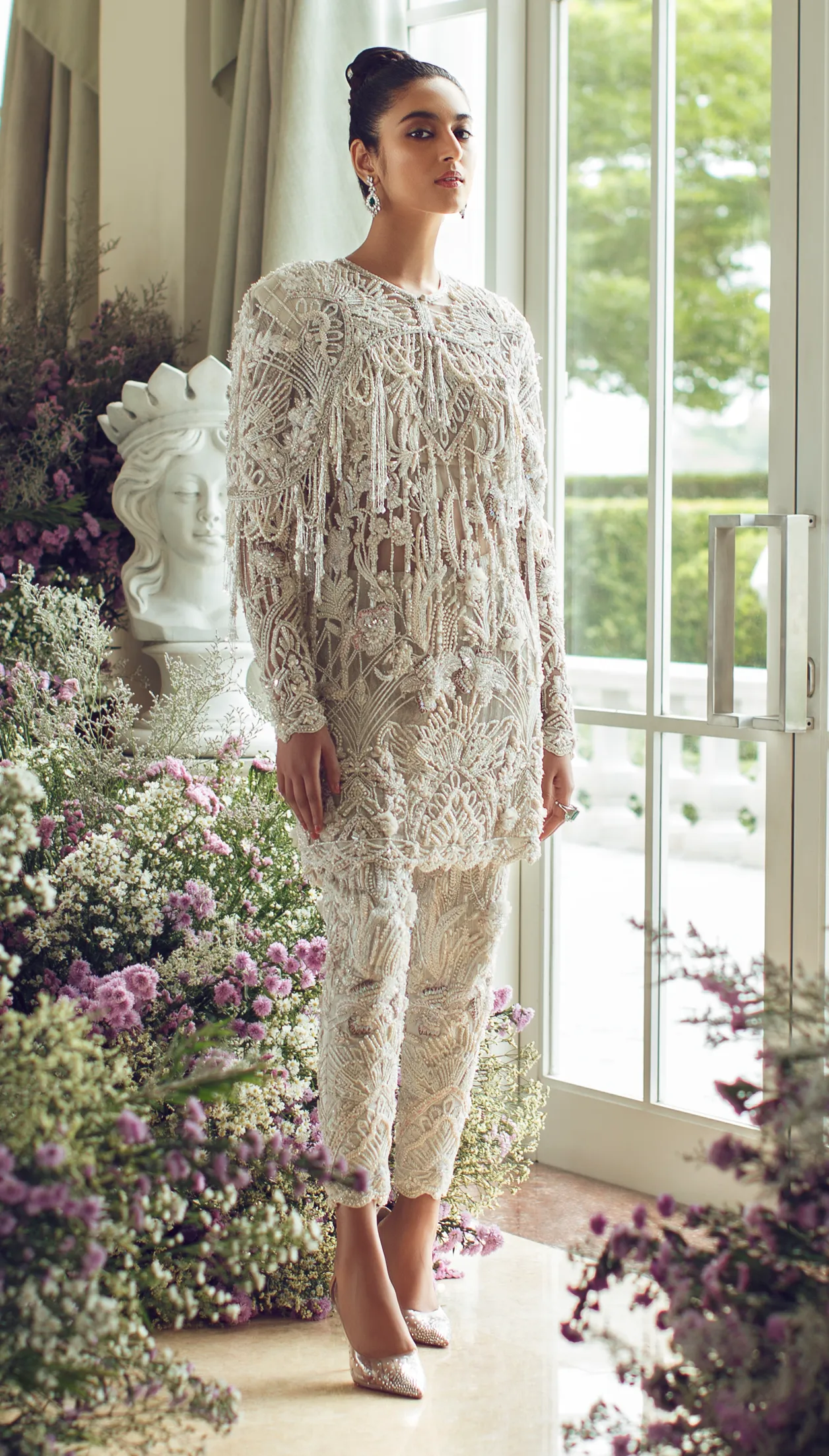Heavily Embroidered Shirt Trouser Indian Wedding Wear