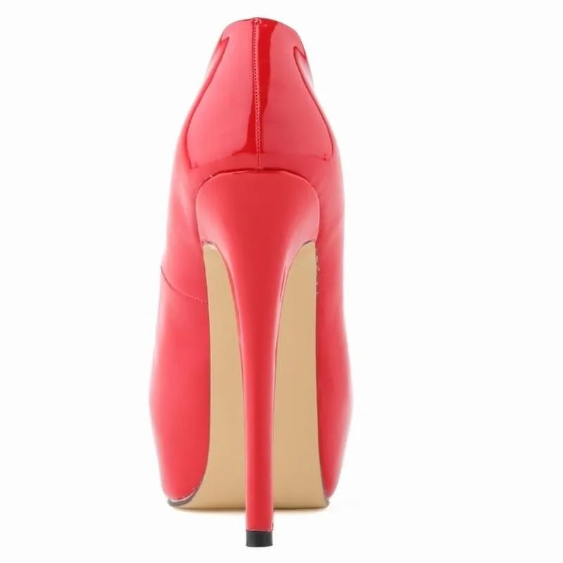 High Heels Pumps Round Toe Stilettos