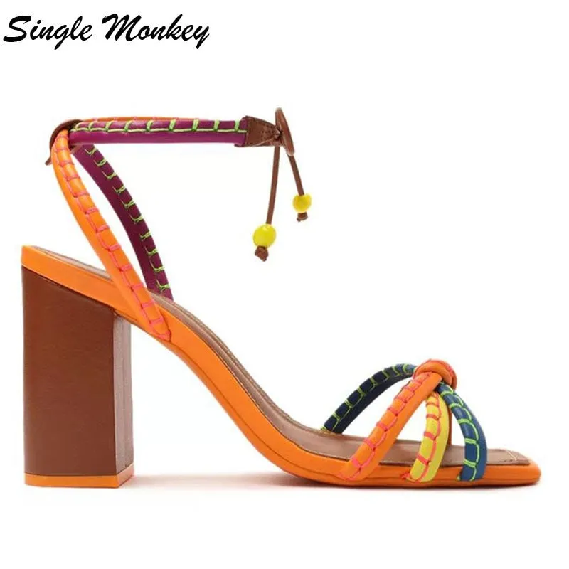 High Heels Rome Sandals Women Shoes Party Dress Slippers Designer 2023 Summer New Fad Pumps Shoes Slides Wedding Mujer Zapatos