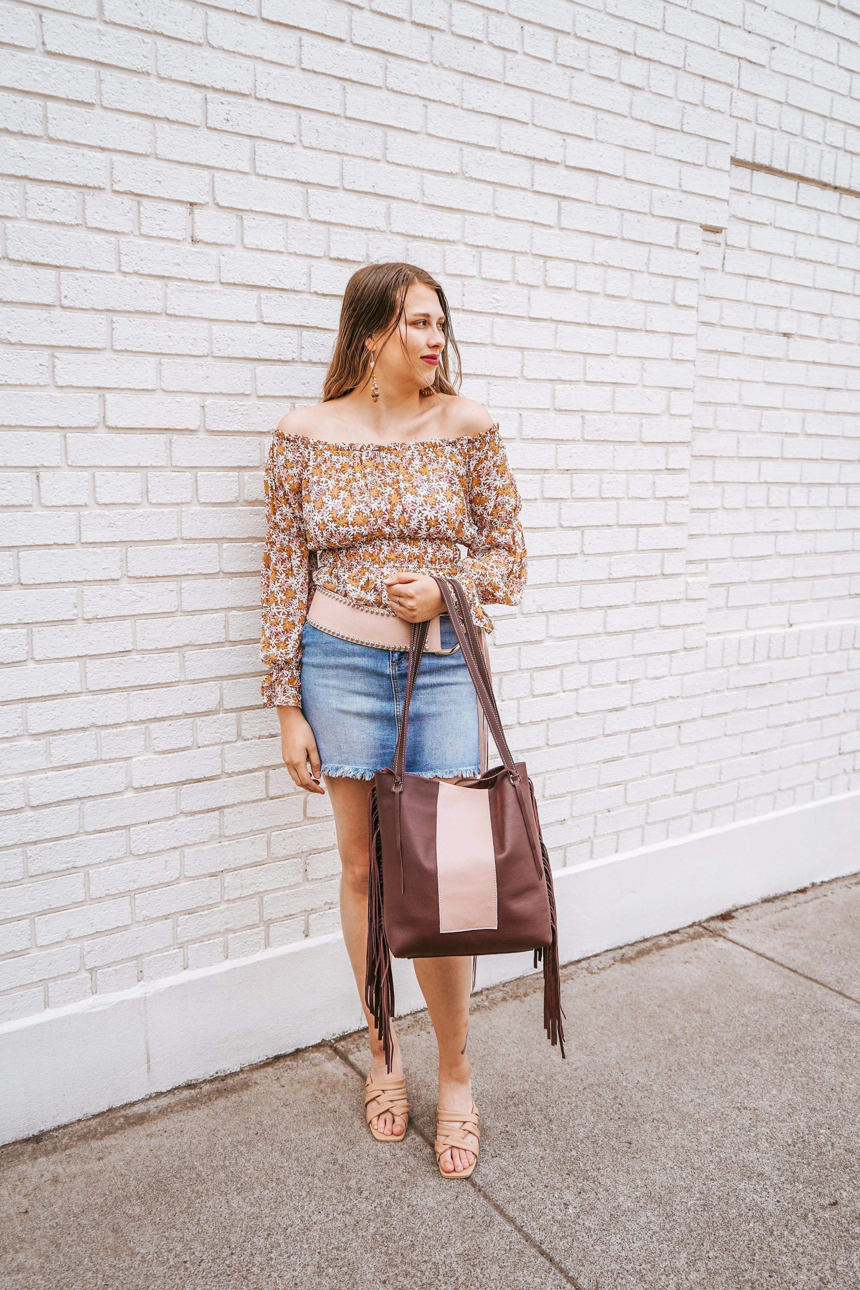 Holli Block Heel Nude