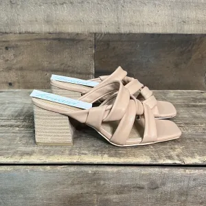 Holli Block Heel Nude