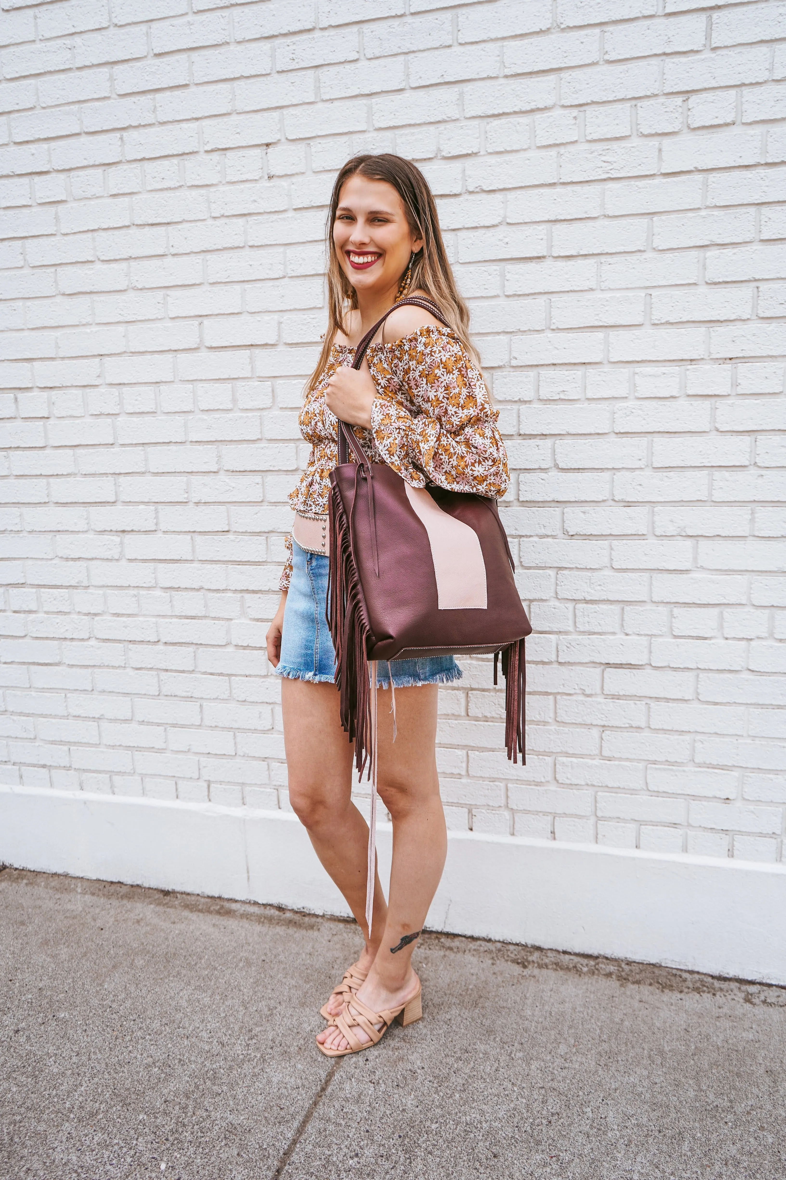 Holli Block Heel Nude