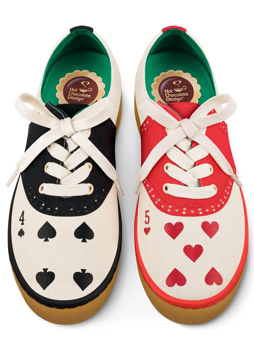 Hot Chocolate Design Hearts Sneakers Trainers