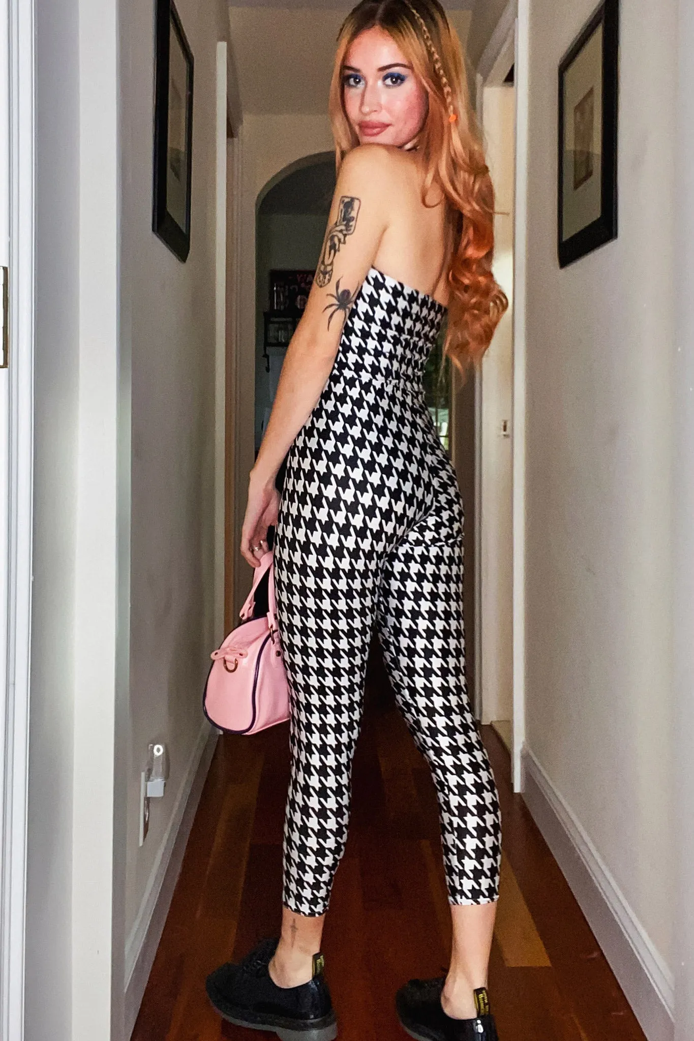 Houndstooth Jumpsuit