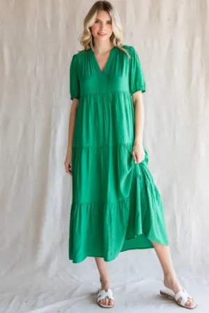 Hunter Tiered Midi Dress