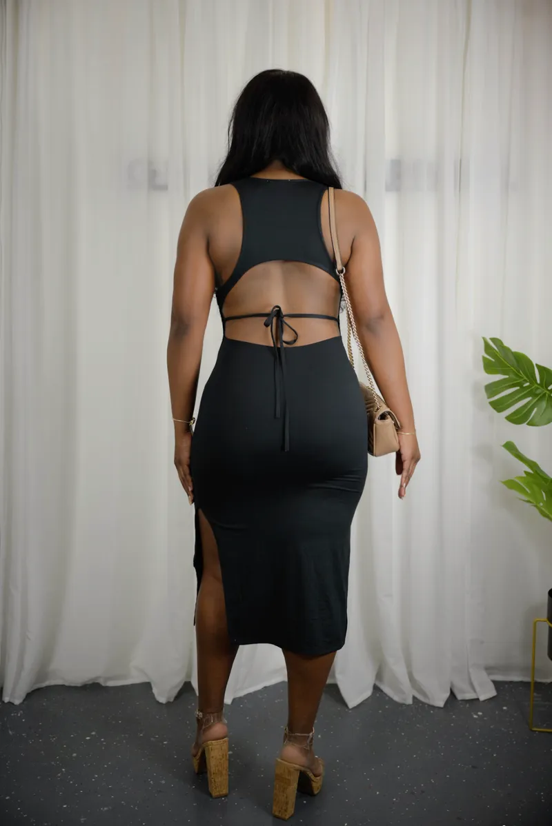 I Can't Be Bothered Midi Dress