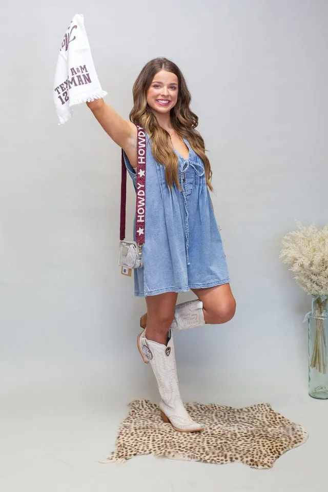 ILR3809 Denim Slvless Romper