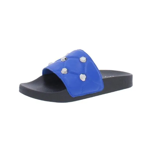 Inc International Concepts Women's Peymin Pool Slides, Cobalt Stud, 8