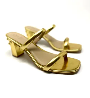 Isla Gold Block Heels