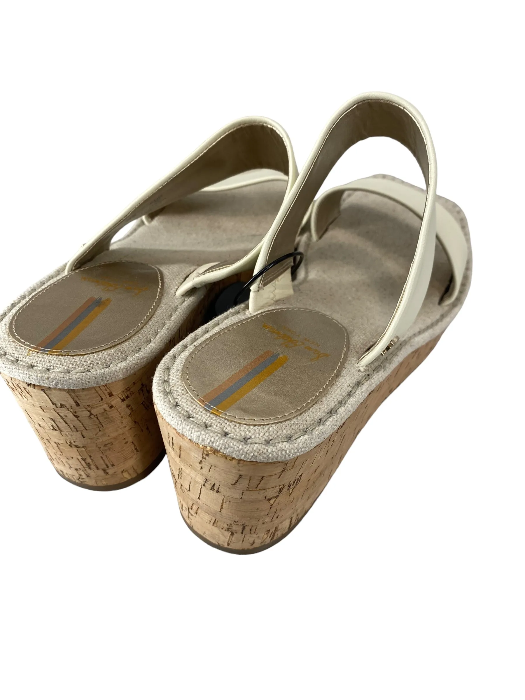 Ivory Shoes Heels Platform Sam Edelman, Size 10