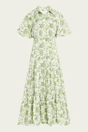 Ivy Paisley Maggio Dress in Ivory Multi