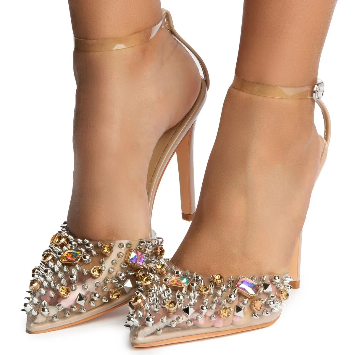 Jeweled High Heel