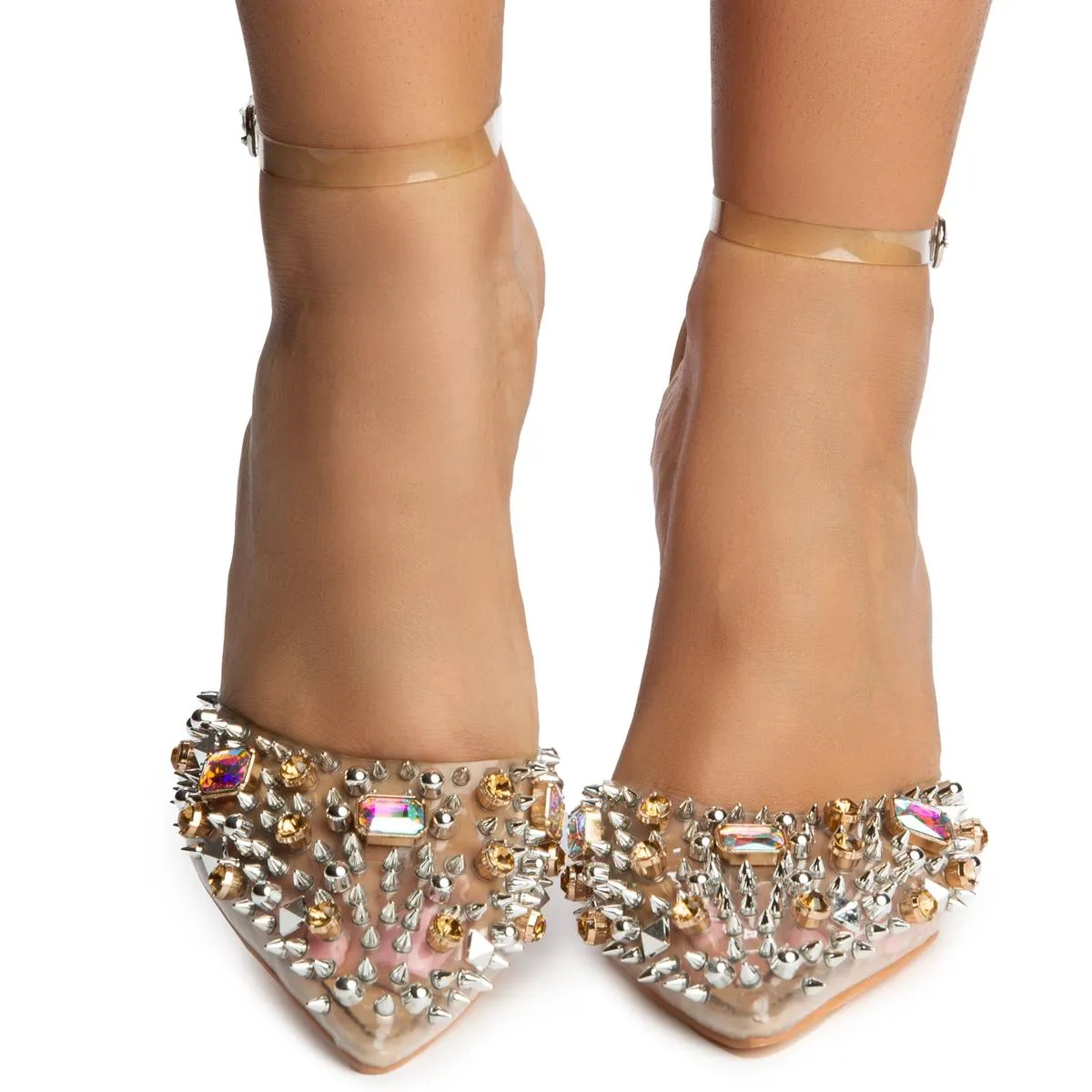 Jeweled High Heel