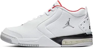 Jordan Air Big Fund, White / Metallic Silver-black, 9