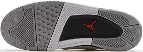 Jordan Air Big Fund, White / Metallic Silver-black, 9