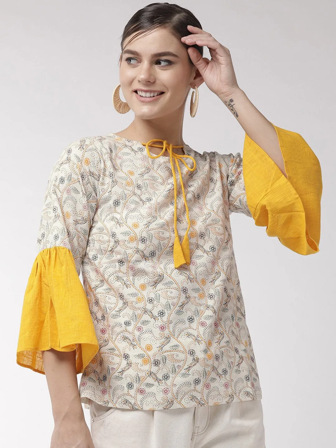 Kantha Print Top