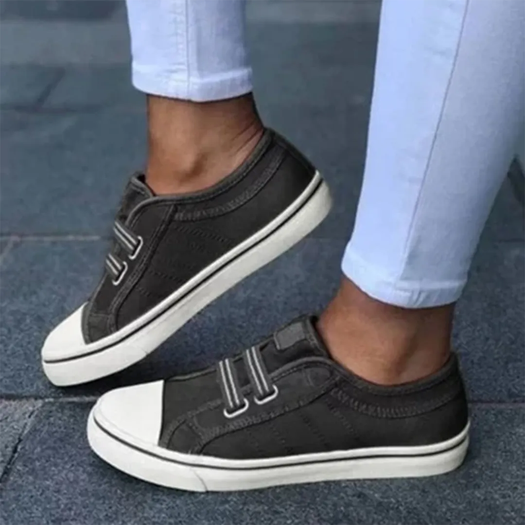 Keira® | Women's Casual Leather Slip-On Sneakers