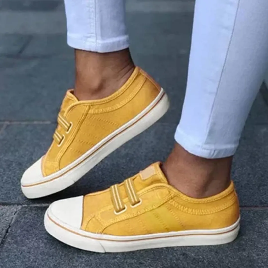 Keira® | Women's Casual Leather Slip-On Sneakers