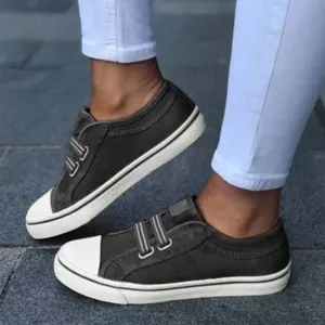 Keira® | Women's Casual Leather Slip-On Sneakers