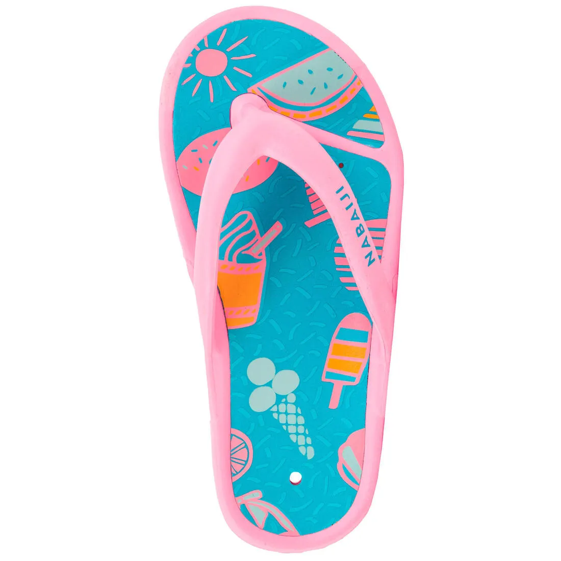 Kids Pool Flip-flops- Tonga 500 Print- Beach
