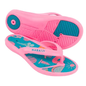 Kids Pool Flip-flops- Tonga 500 Print- Beach