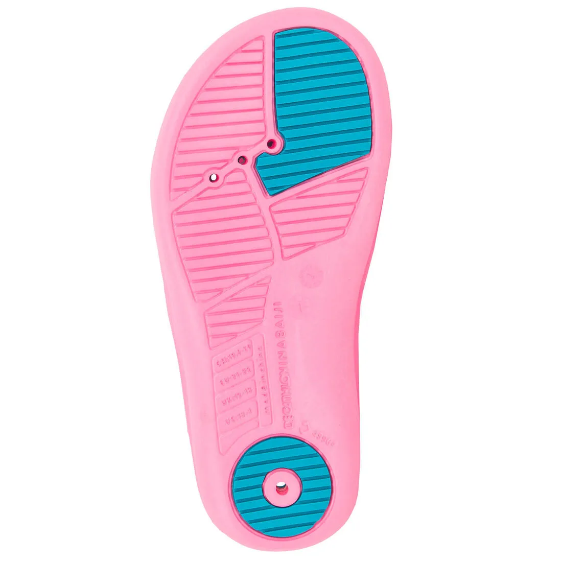 Kids Pool Flip-flops- Tonga 500 Print- Beach