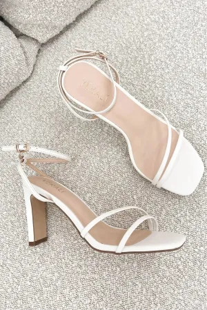 Kimmy Heels White