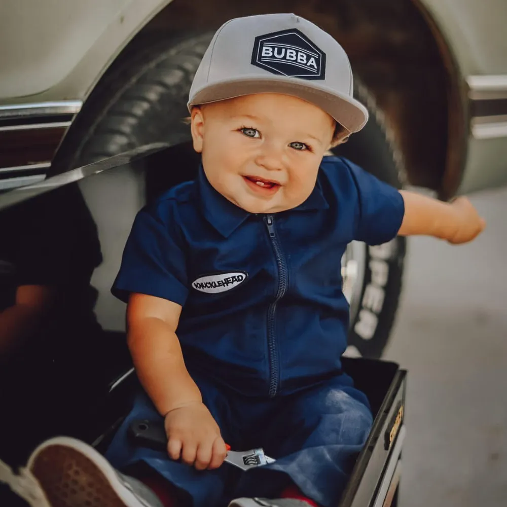 Knuckleheads  Infant and Toddler Navy Mechanic Coverall
