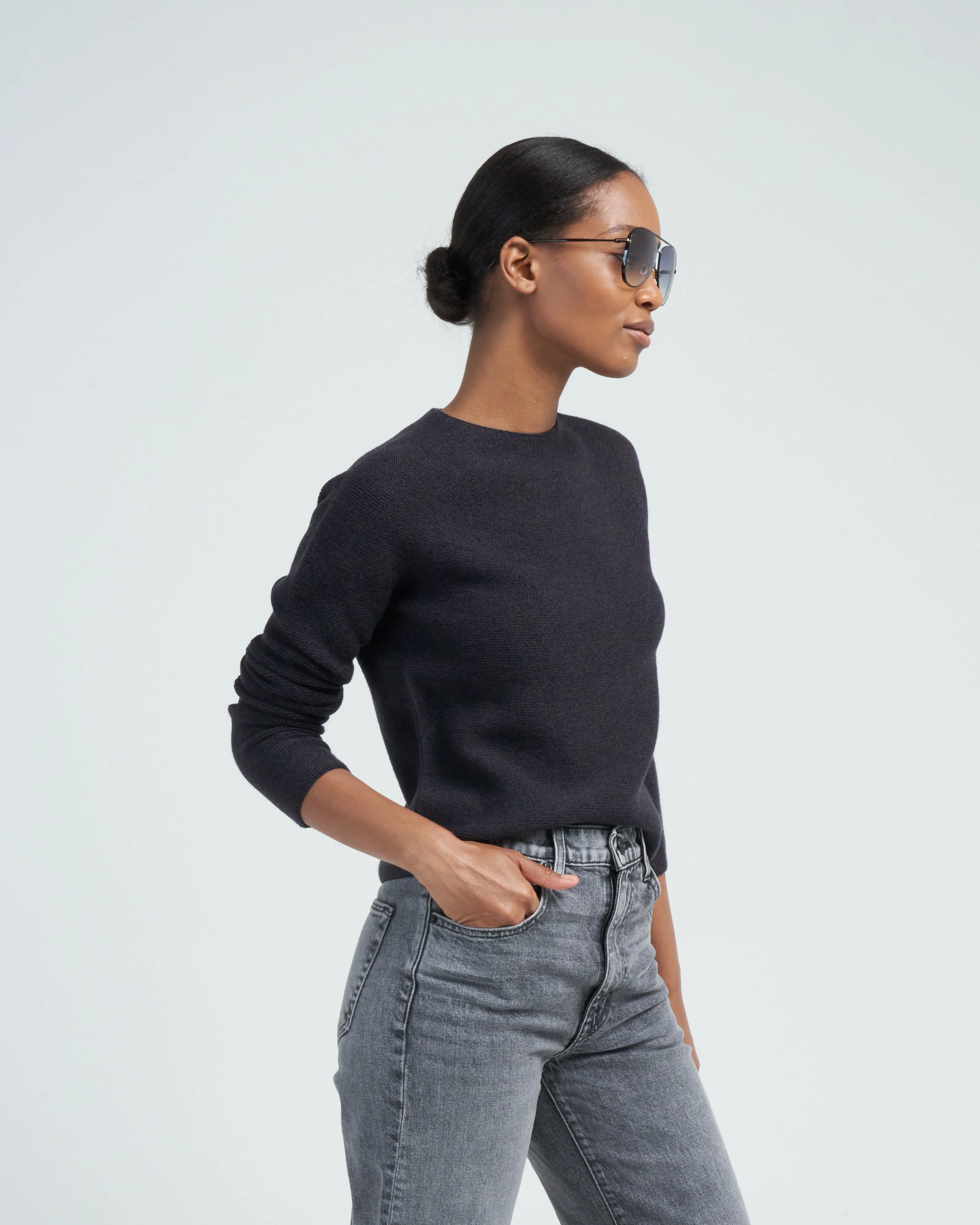 kopasa sweater - brown melange