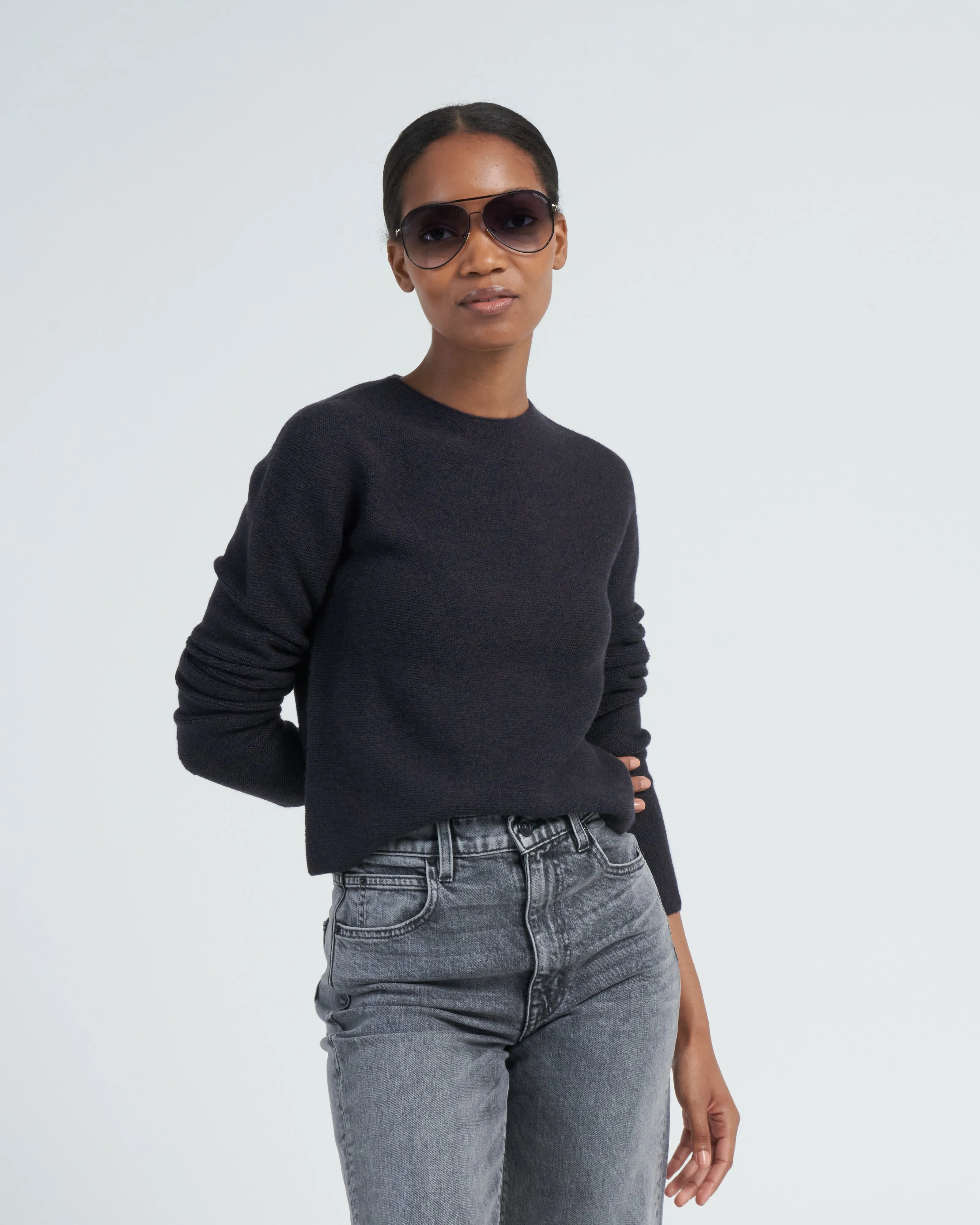 kopasa sweater - brown melange