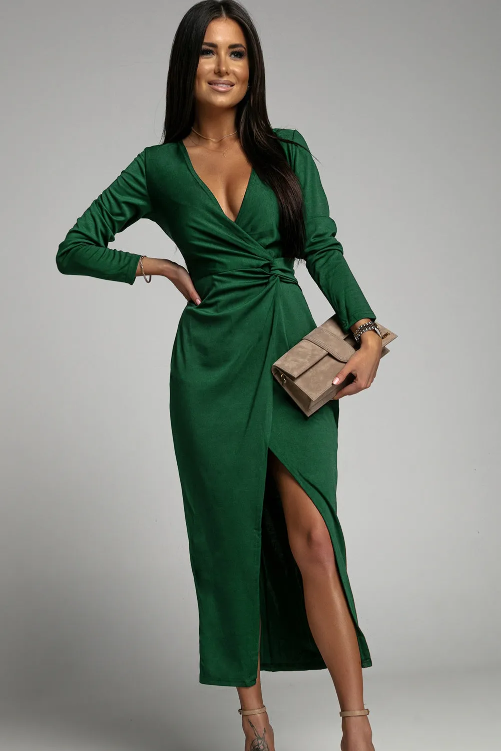 Kyle Twist Long Dress Plus