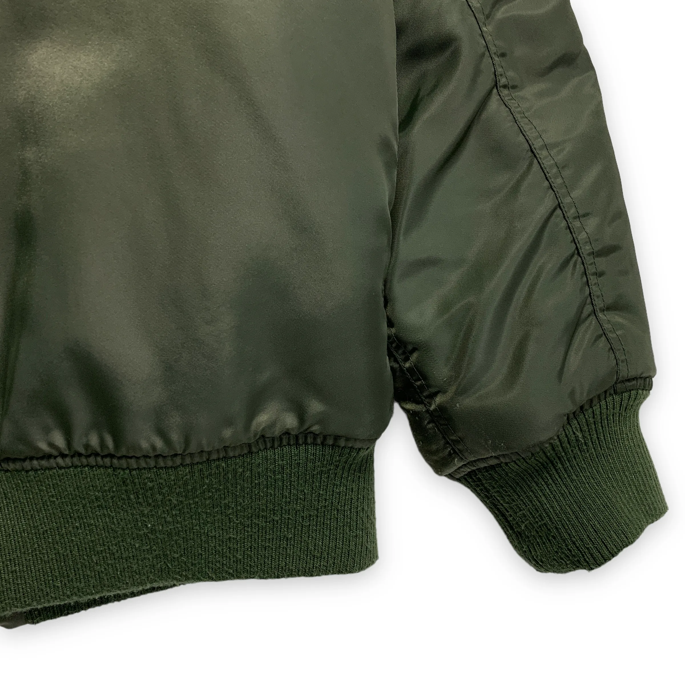 [L] Number Nine Logo MA-1 Bomber Jacket Olive
