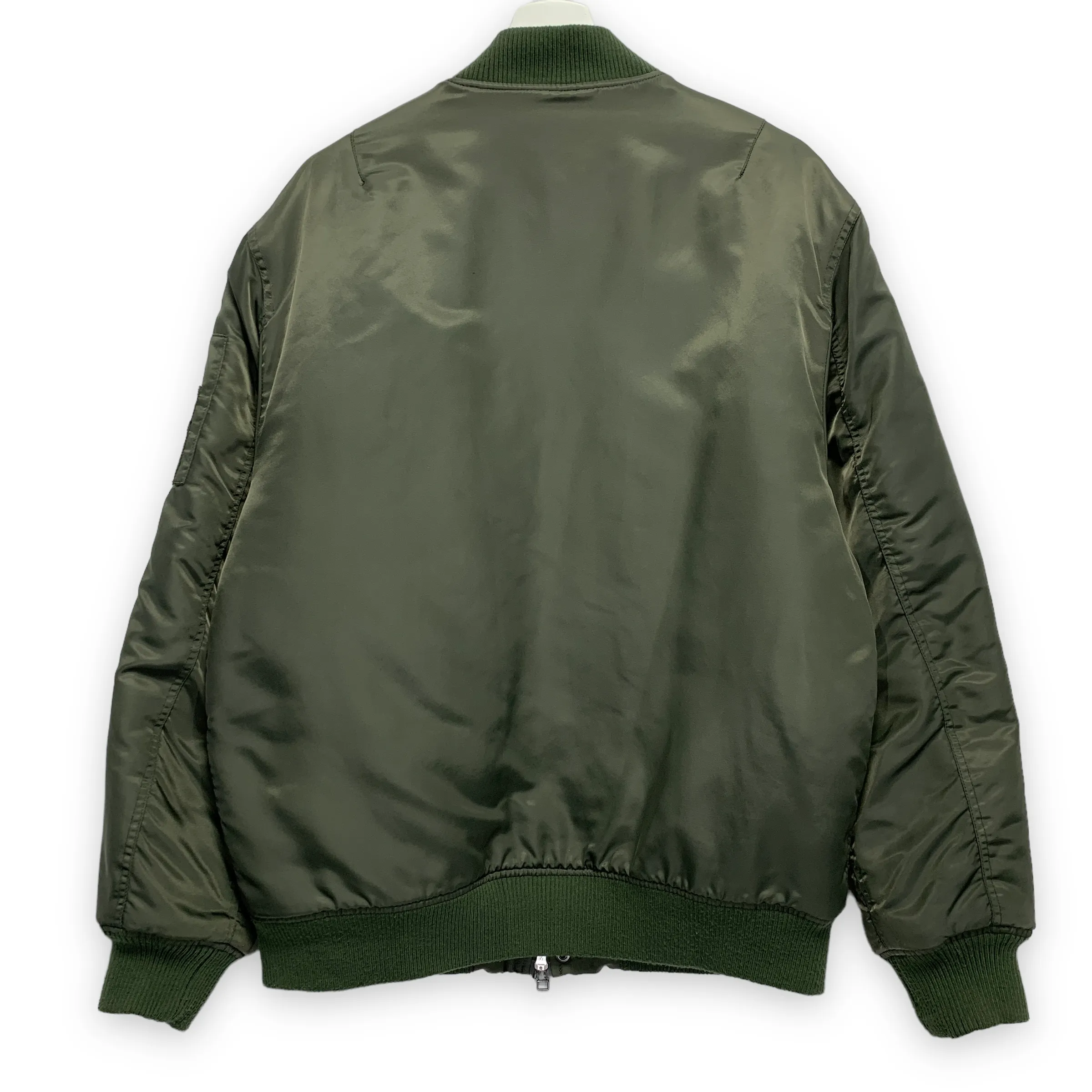 [L] Number Nine Logo MA-1 Bomber Jacket Olive