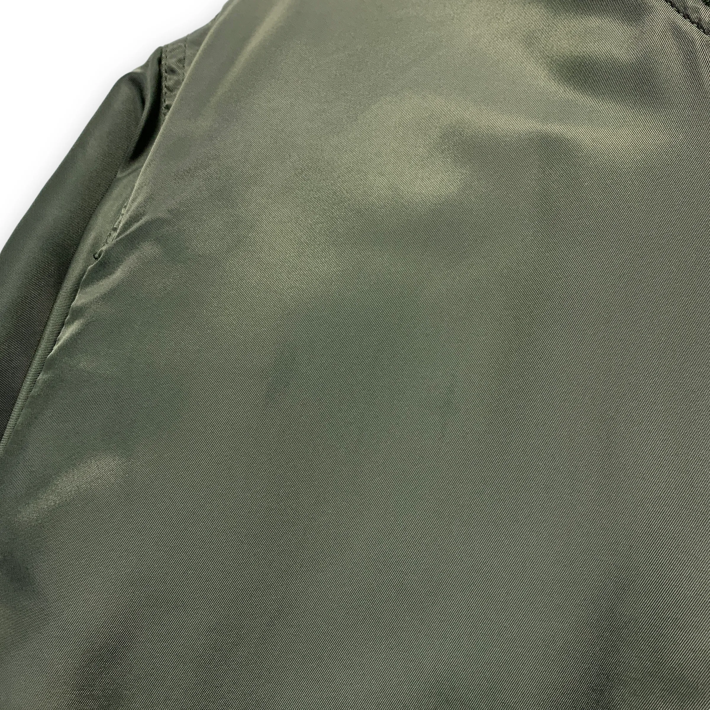 [L] Number Nine Logo MA-1 Bomber Jacket Olive