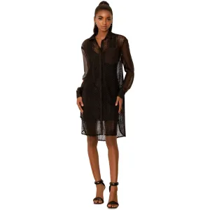 Lace Shirt Dress