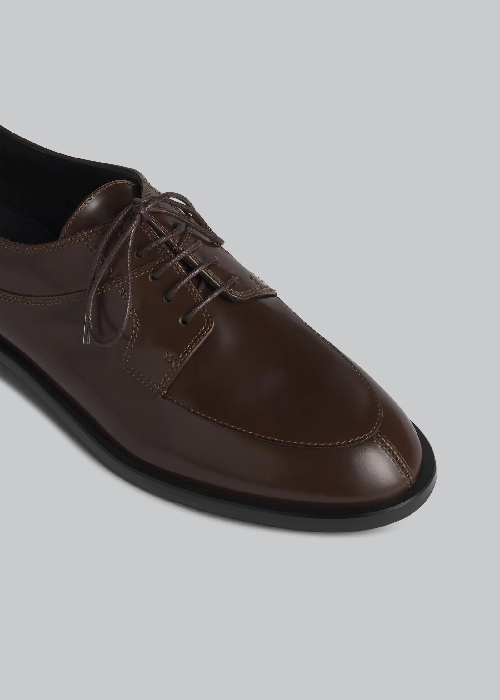 Laced Up Loafer - Chocolate
