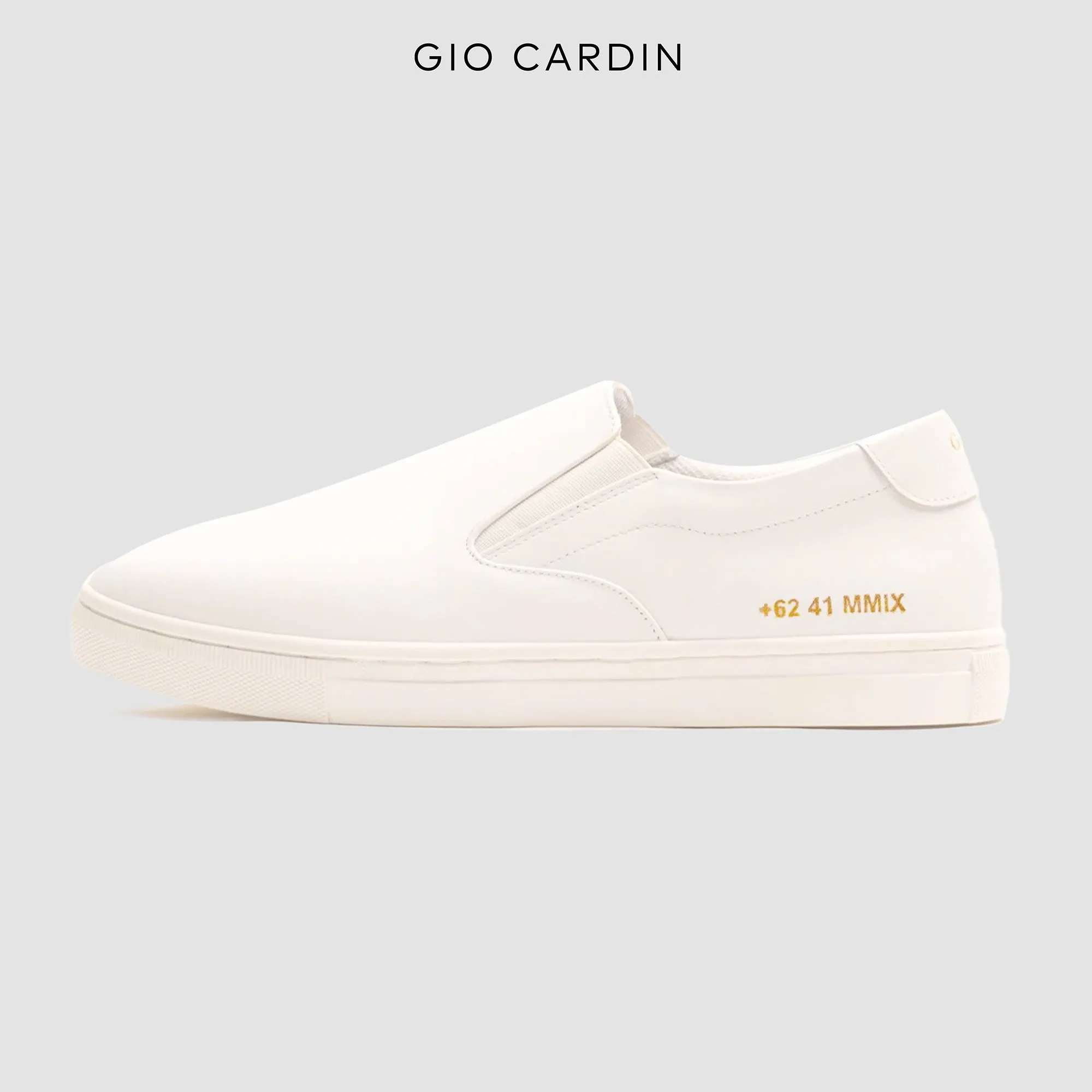 LAH-02 SLIP ON | TRIPLE WHITE | MEN