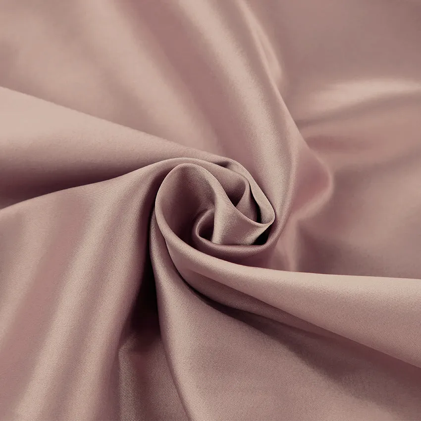 Lantern Bubble Sleeve Satin Midi Dresses