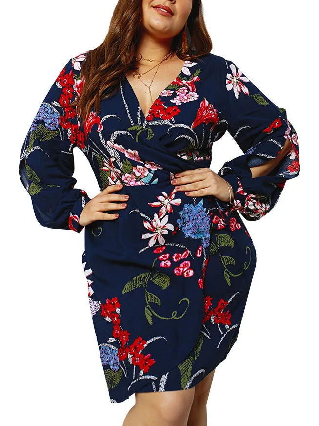 Large Size Temperament Sexy A-line Dress