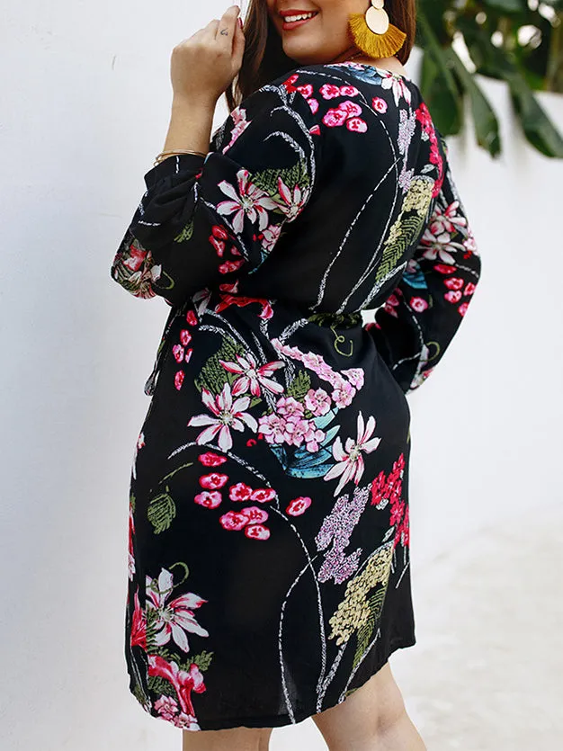 Large Size Temperament Sexy A-line Dress