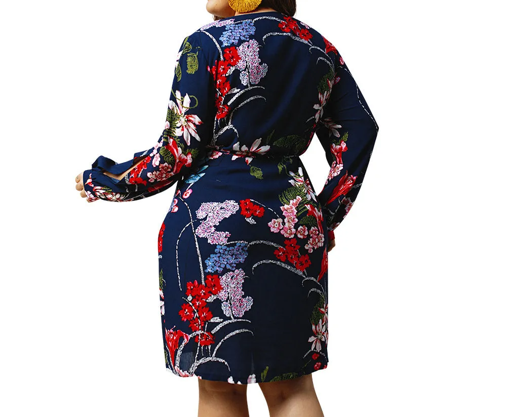 Large Size Temperament Sexy A-line Dress