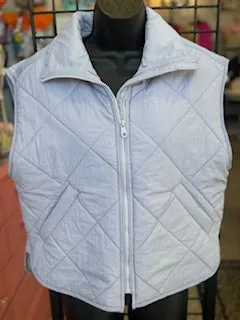 Lavender Puffer Vest