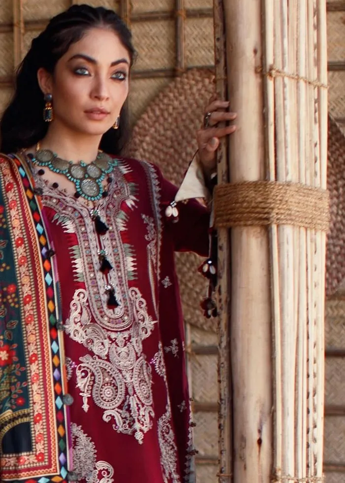 Lawn Embroidery Salwar Kameez for Pakistani Eid Dress