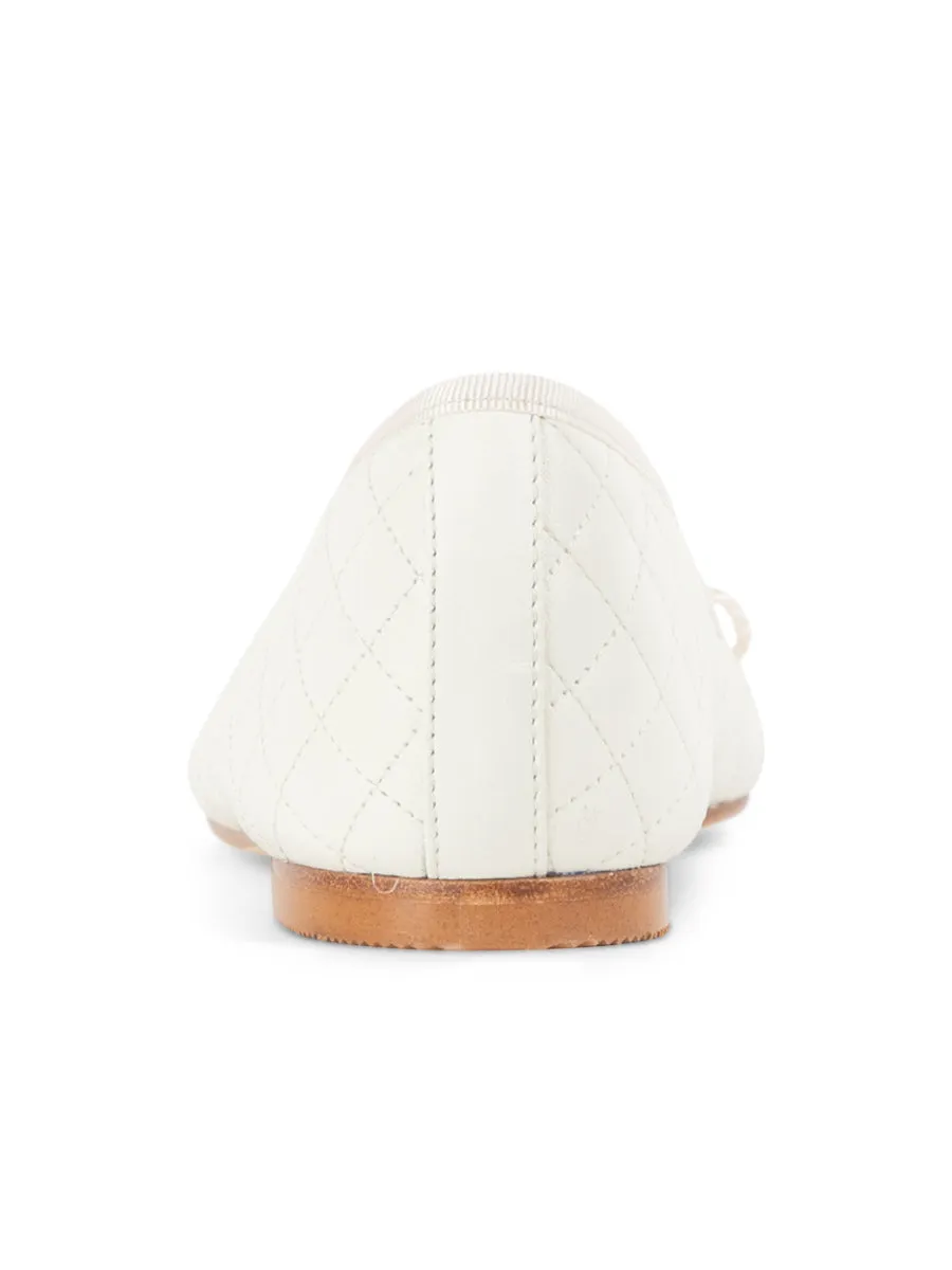 Lido Quilted Leather Ballet Flat