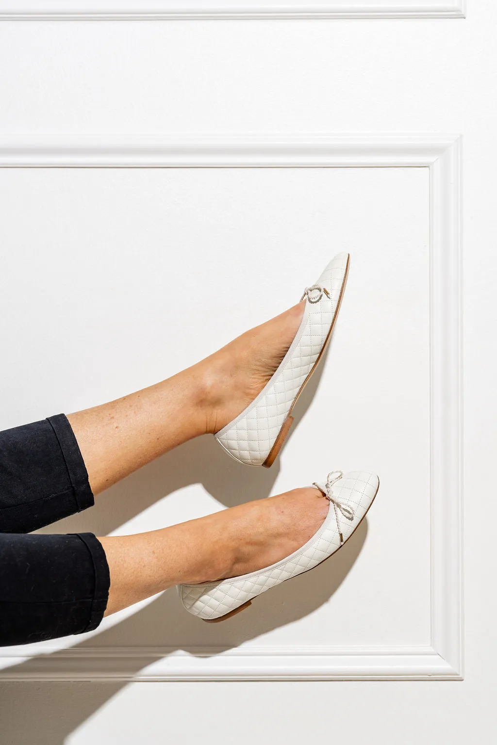 Lido Quilted Leather Ballet Flat